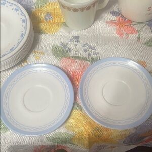 Martha Stewart Saucer Plate Wedgwood Meadow Silver England